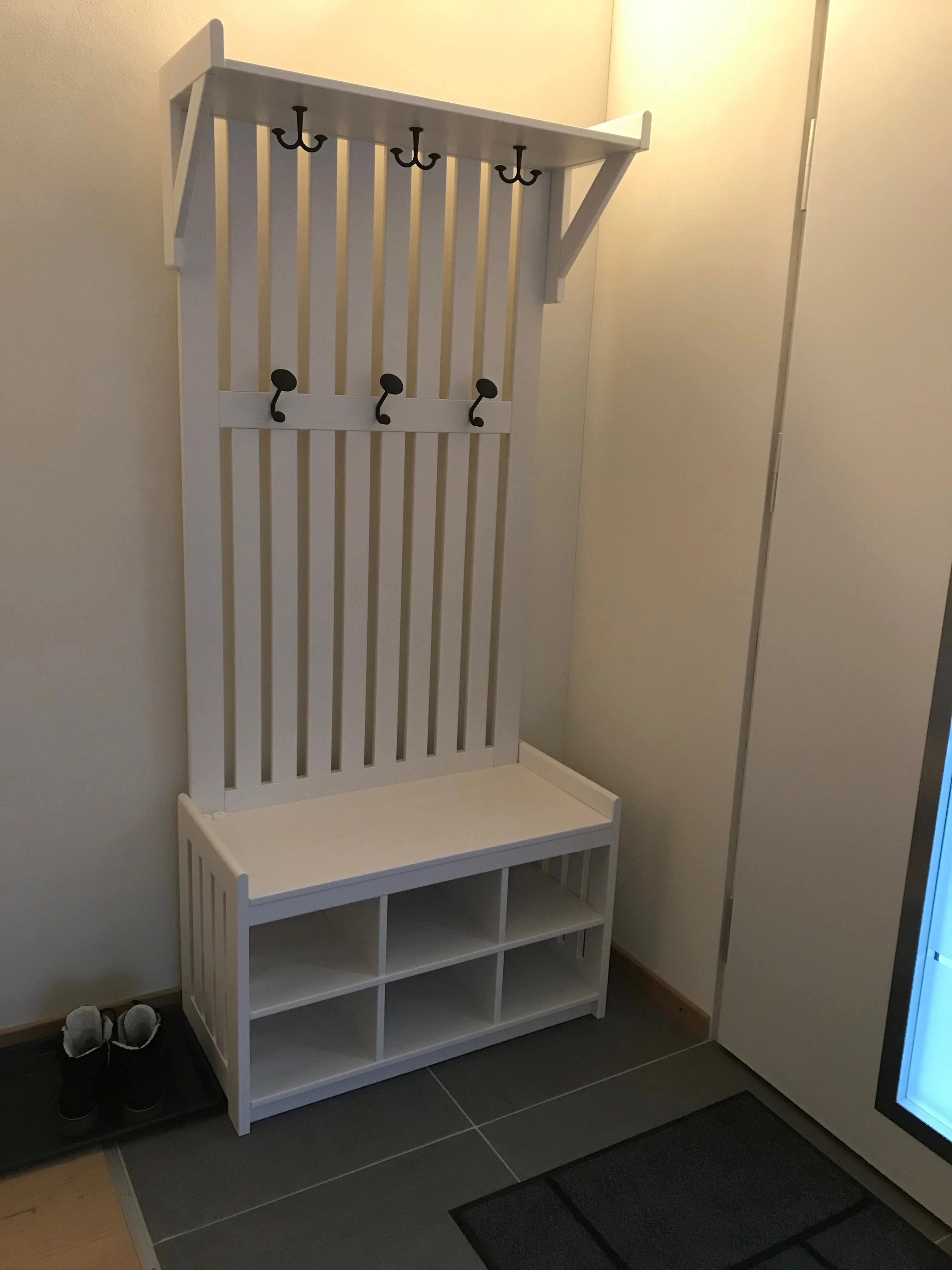 Garderobe im Eingangsbereich